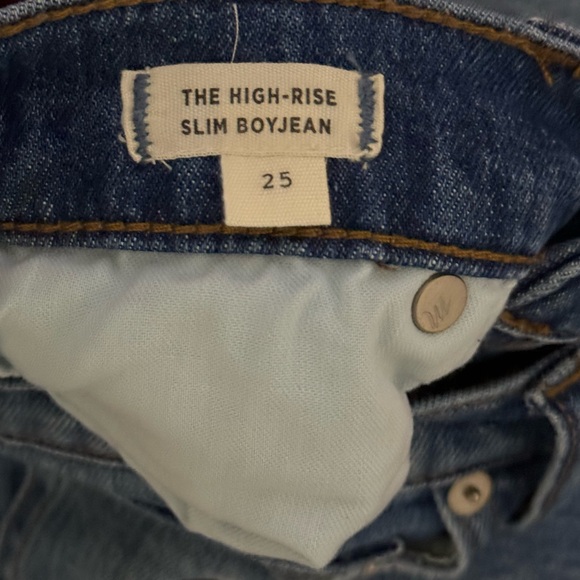 Madewell High-Rise Slim Crop Boyjean - Picture 5 of 5